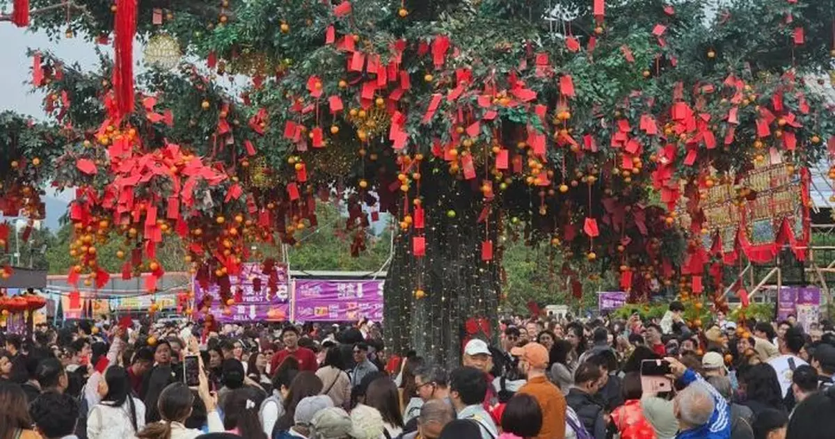 鄧炳強到林村視察　運輸署稱交通大致暢順密切留意人流