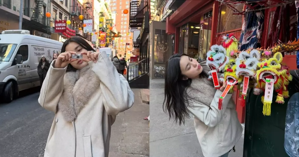 姚焯菲遙距與粉絲網民拜年 走入華人社區感受新年氣氛