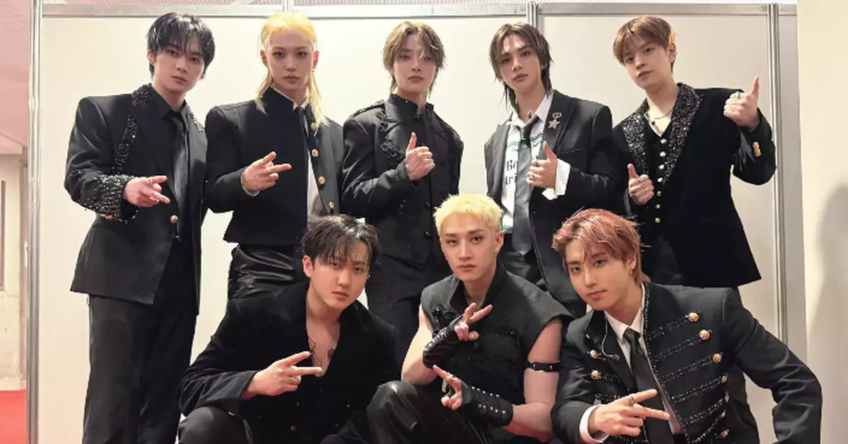 Stray Kids全球藝人榜登上第二 成今年唯一躋身前十韓流藝人