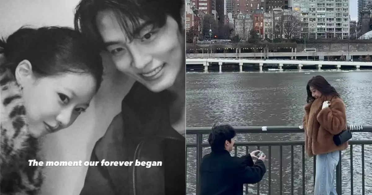 《換乘戀愛1》高敏英、李周輝宣佈結婚 紐約求婚圓夢12月舉行婚禮