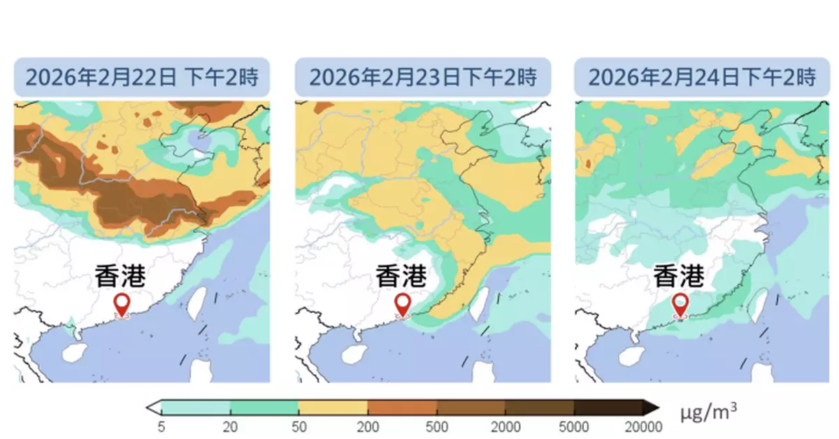 天氣｜天文台：華東地區沙塵報告較前一日少　能見度未算太低
