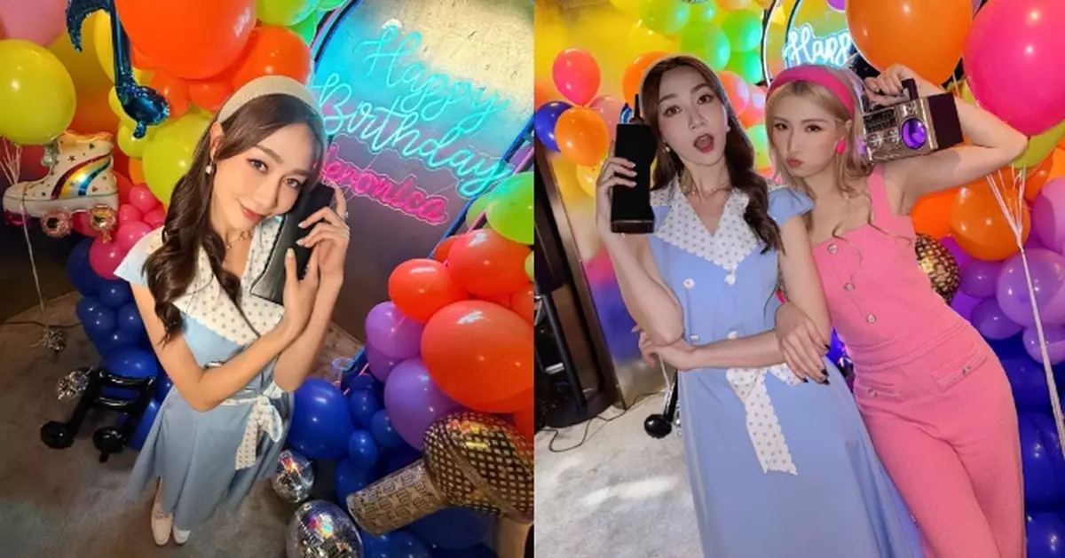 黃嘉雯與好友大搞懷舊Party 化身「陳寶珠」與「Pink Lady」譚嘉儀又唱又跳