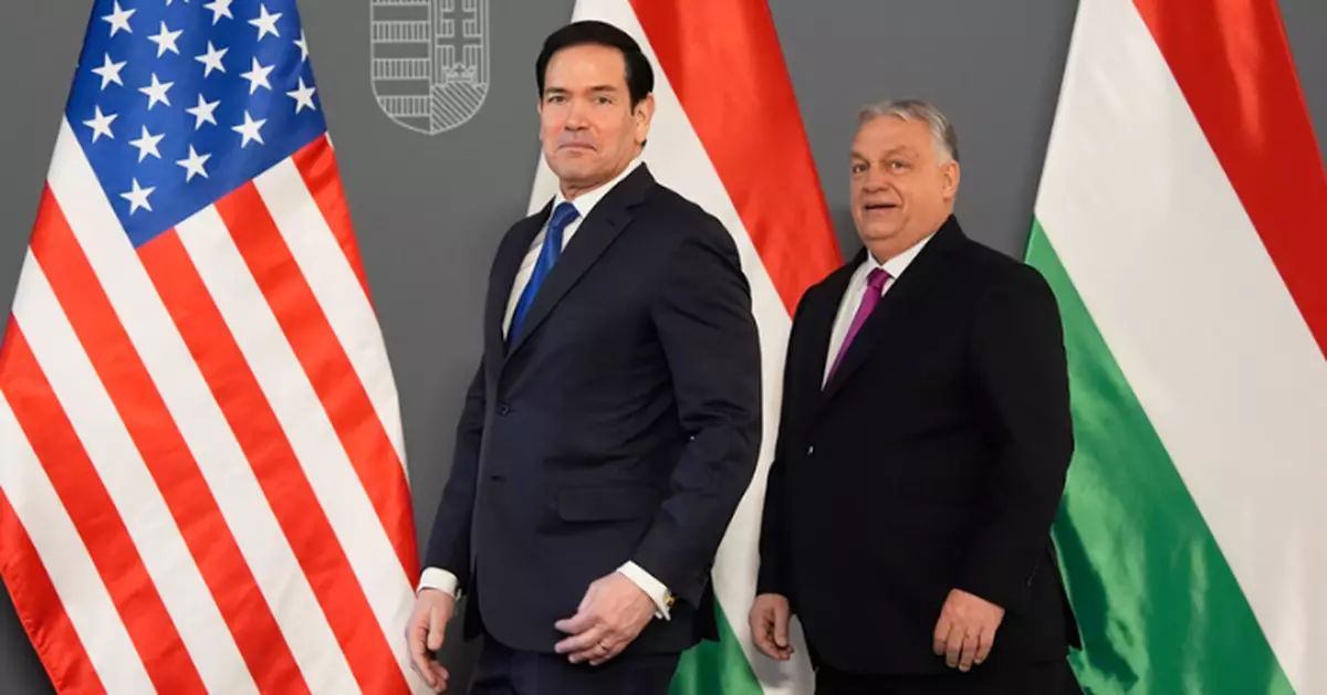 指兩國關係步入黃金時代 魯比奧指美國希望匈牙利總理歐爾班繼續執政
