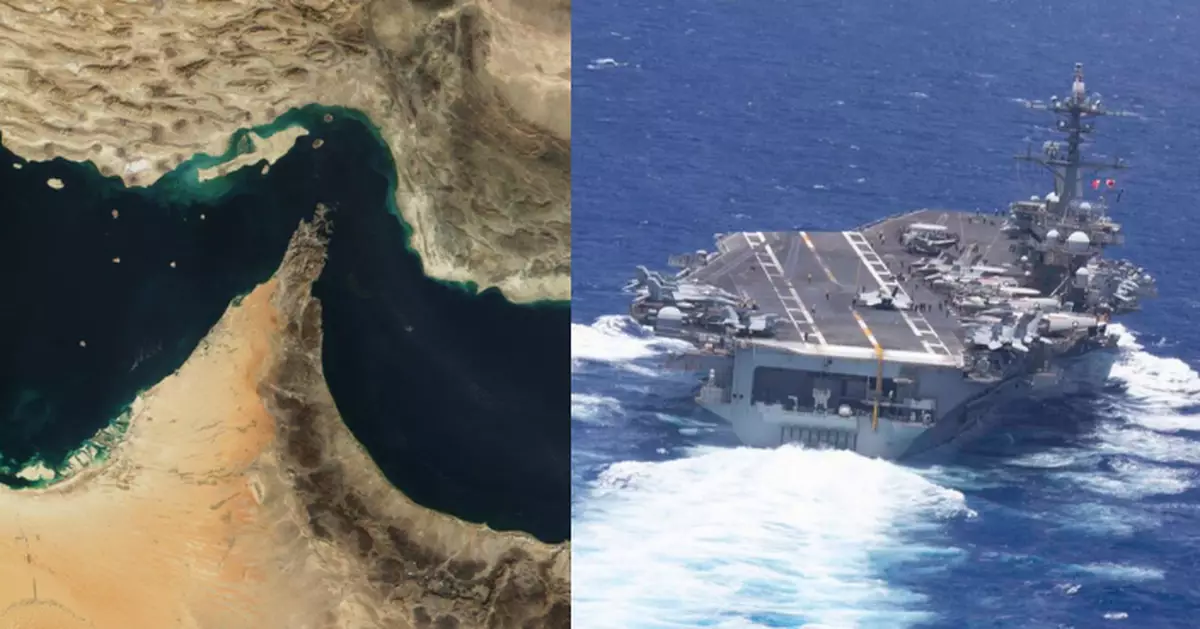 伊朗霍爾木茲海峽軍演 美林肯號航母打擊群阿曼對開集結