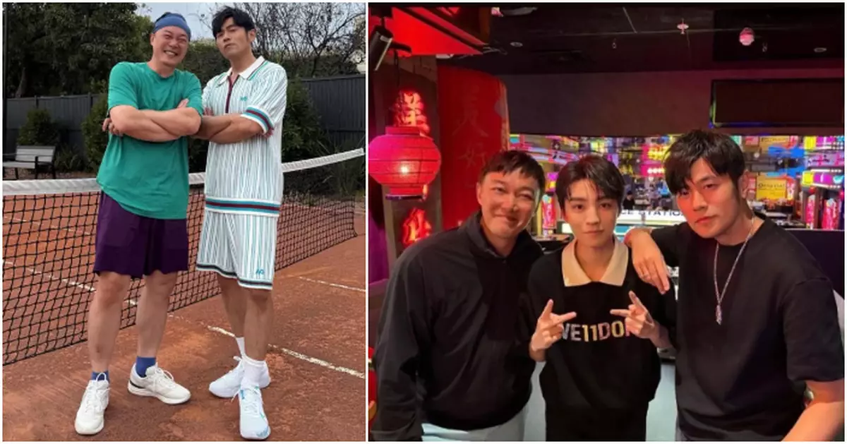 周杰倫陳奕迅澳洲切磋球技上演「天王對決」  王俊凱加入變跨地域音樂高峰會
