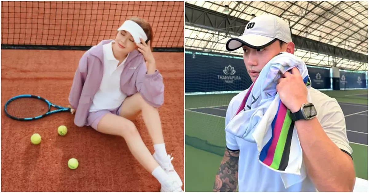 蔡卓妍墨爾本落雨都照打網球 男友Elvis首度公開留言送三團火高調放閃