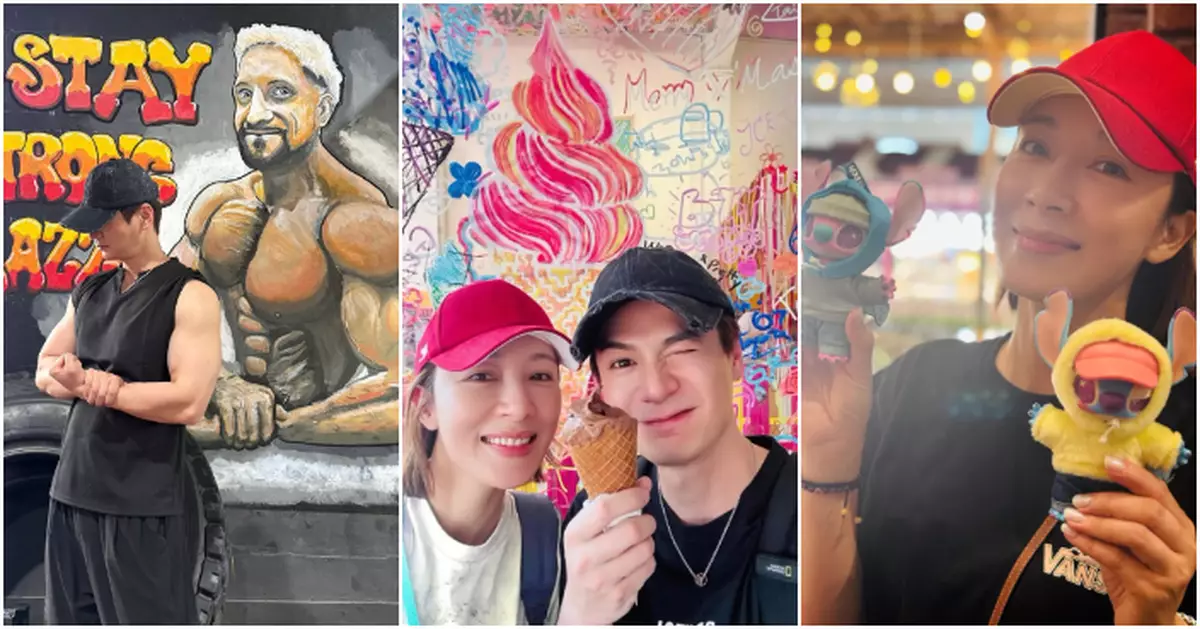 羅子溢楊茜堯撇甩仔女泰國過「We Time」　Gym房狂操肌共享雪糕放閃