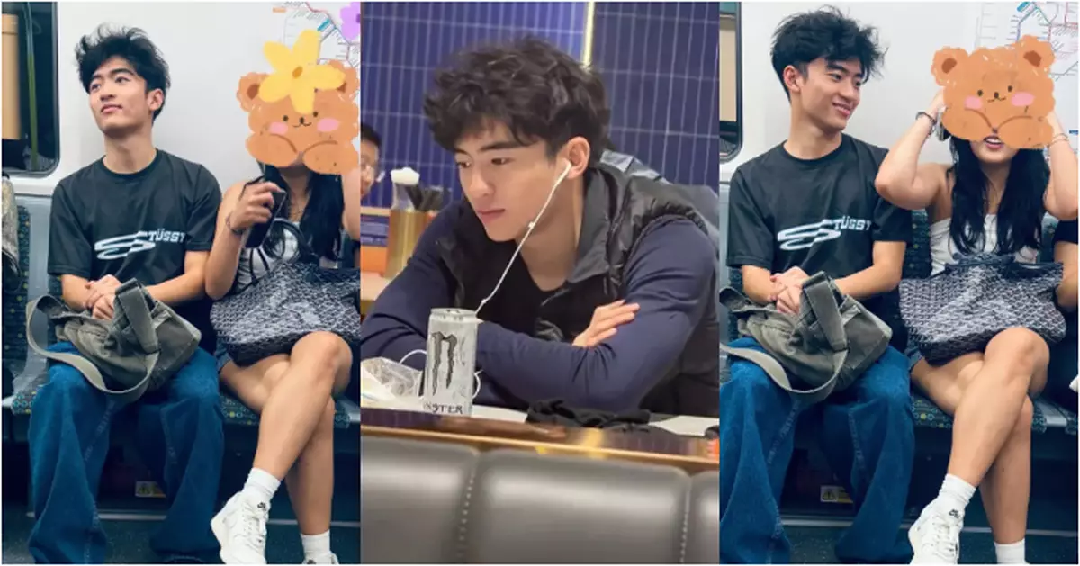 謝霆鋒張栢芝長子Lucas悉尼搭地鐵被捕獲 神秘女伴同行關係close惹猜測