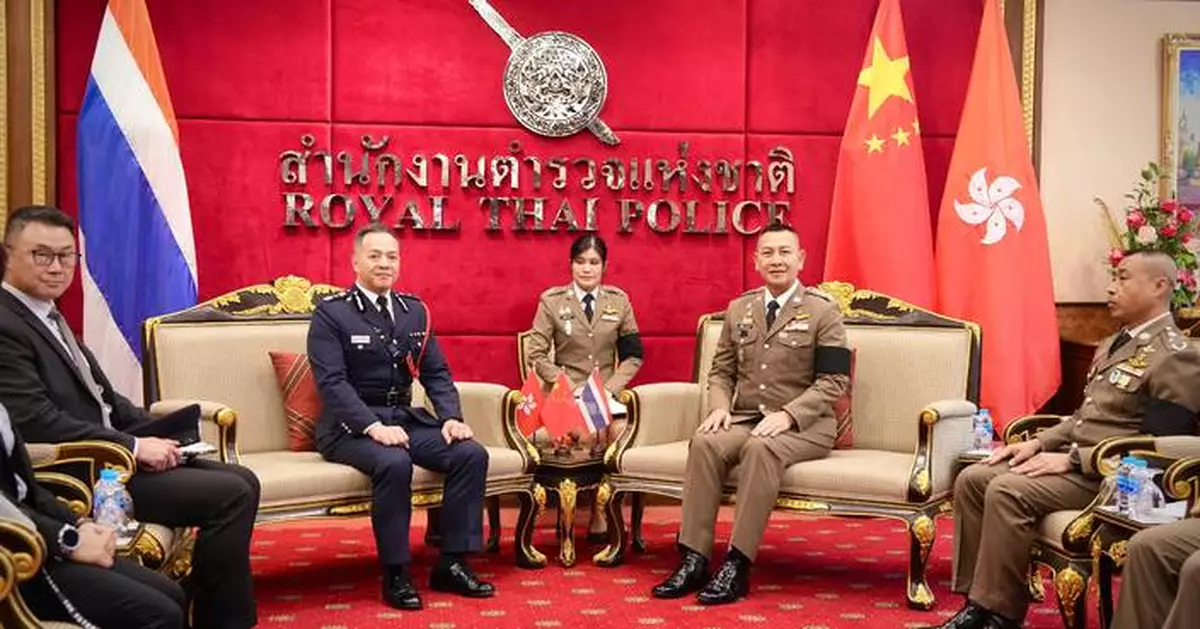 警務處長周一鳴訪泰國拜訪皇家警察 討論加強兩地警務領域及專業培訓合作