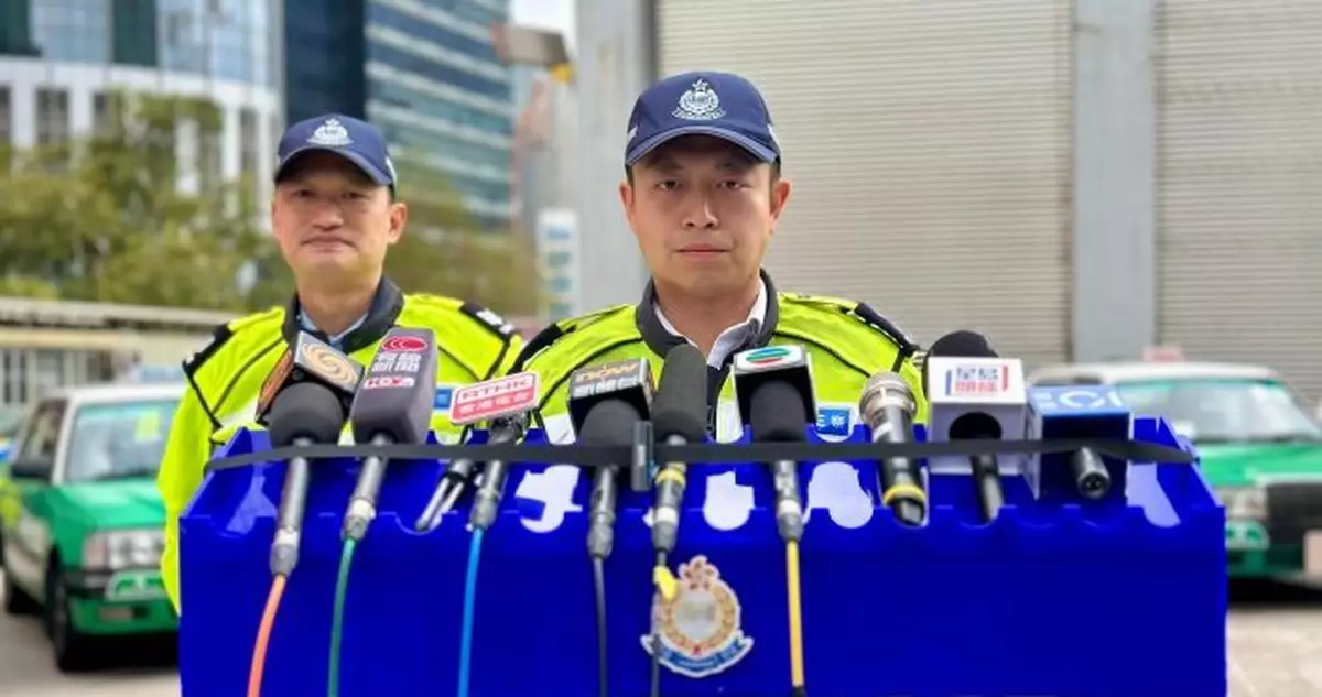 警西貢打擊的士濫收費拘7人 有司機60元車資索200元