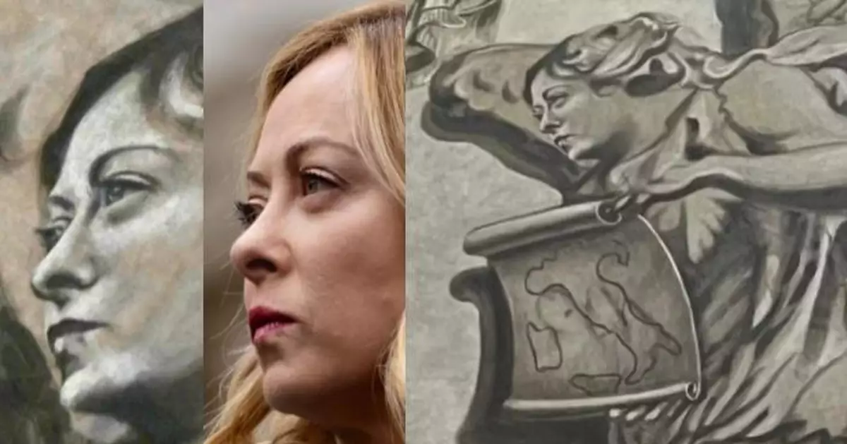 羅馬教堂修復壁畫酷似梅洛尼熱爭議後急令抹除 修復師承認原型是總理