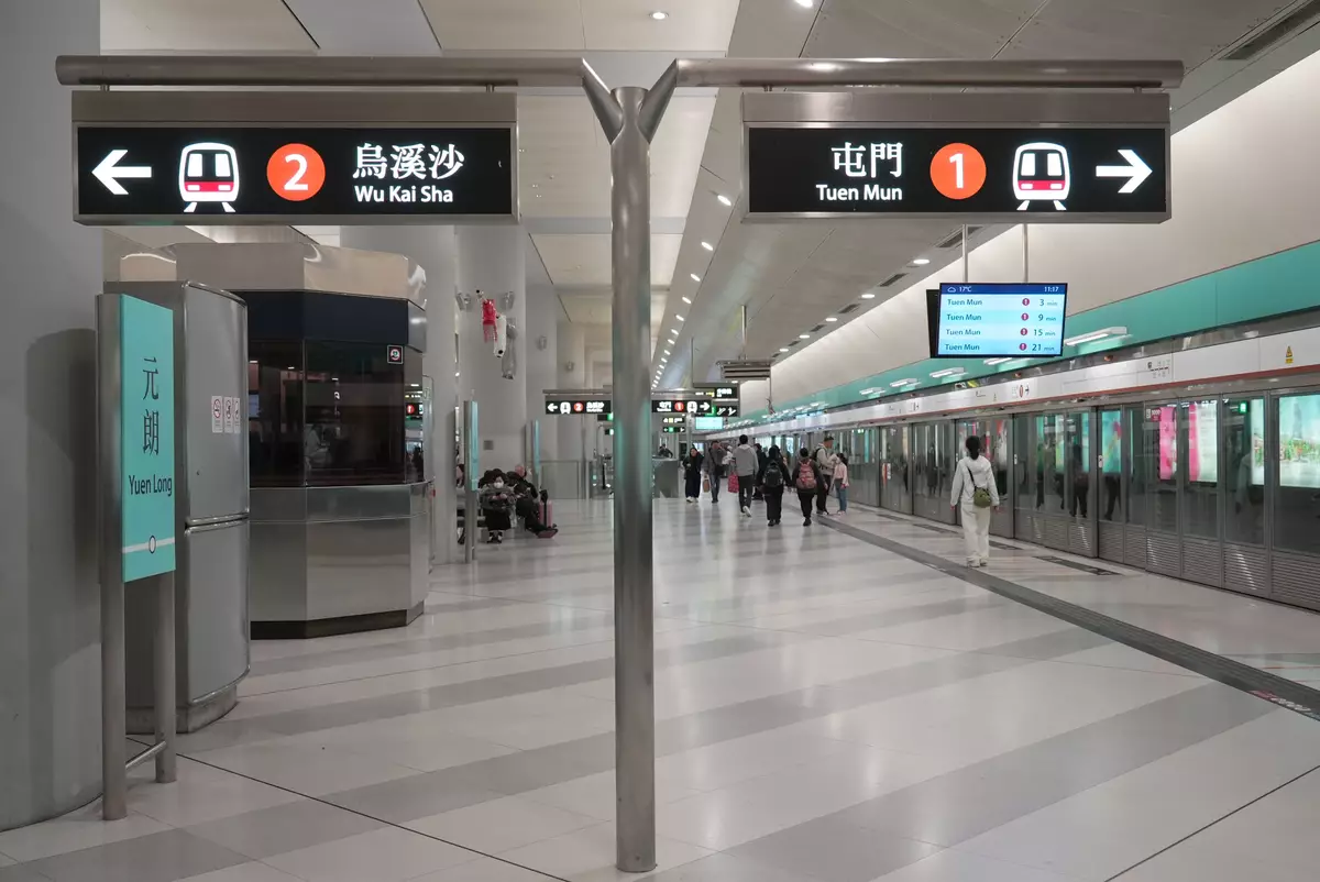 屯馬綫星期一(3月9日)恢復正常服務。資料圖片