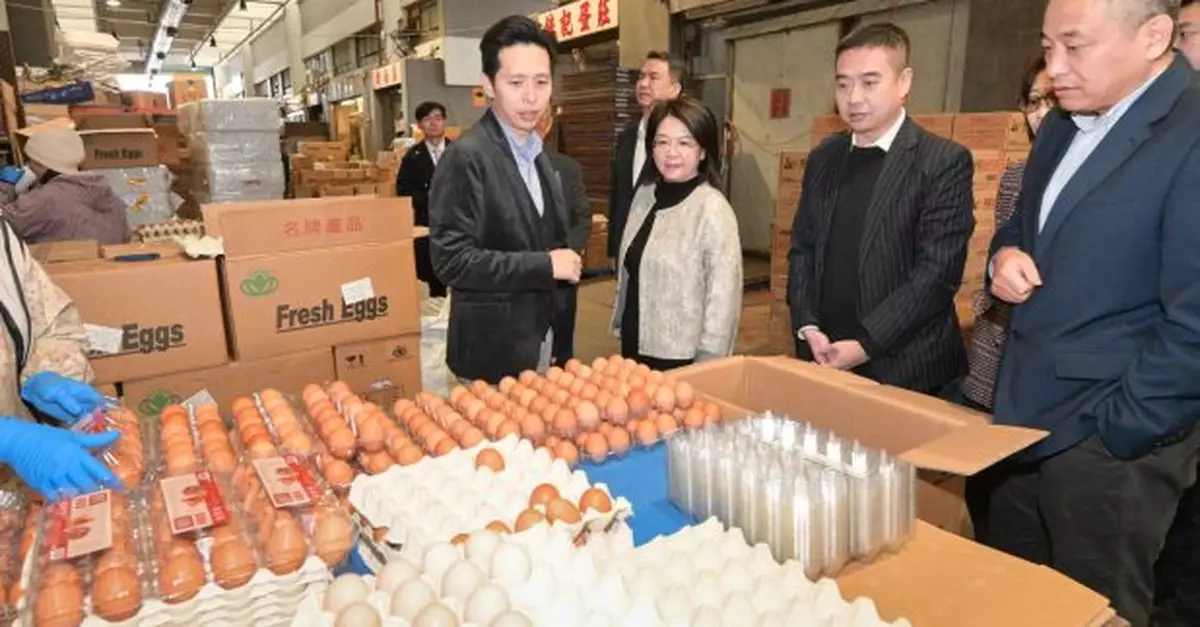 內地「保供」代表團訪港考察確保春節期間食物供應充足