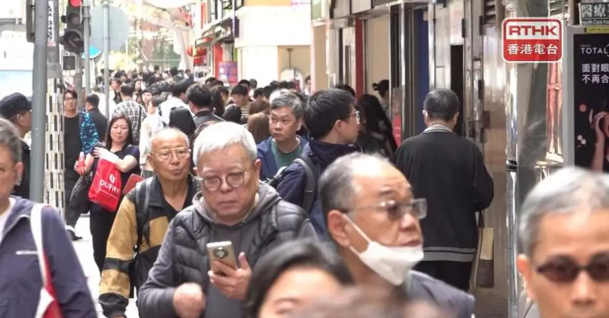 本港去年底人口臨時數字逾751萬人　升幅0.1%