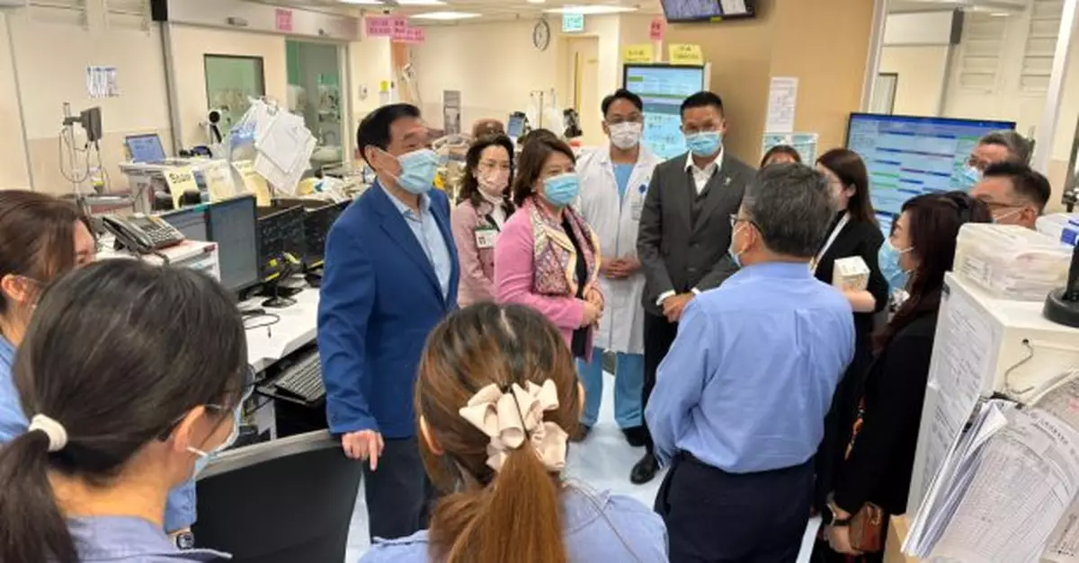 醫管局：公營醫療收費改革後急症室求診人數減少反映成效