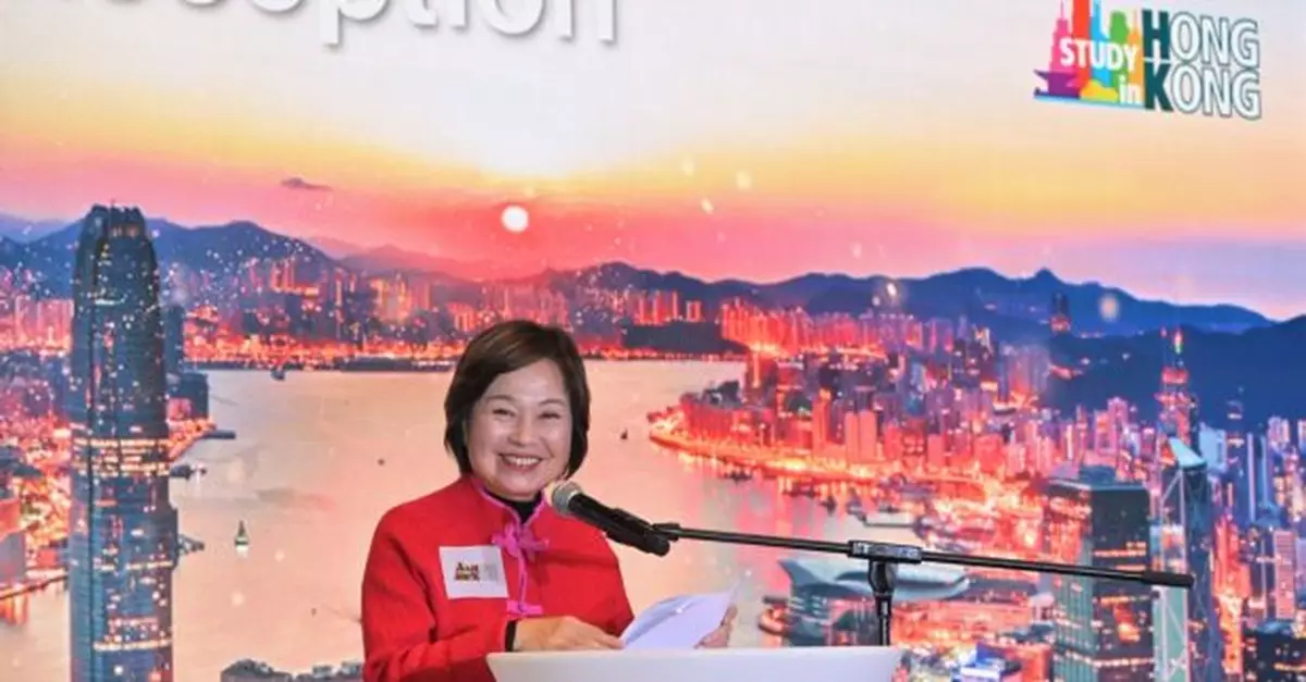 蔡若蓮：本星期定為「留學香港周」　進一步推廣香港高等教育