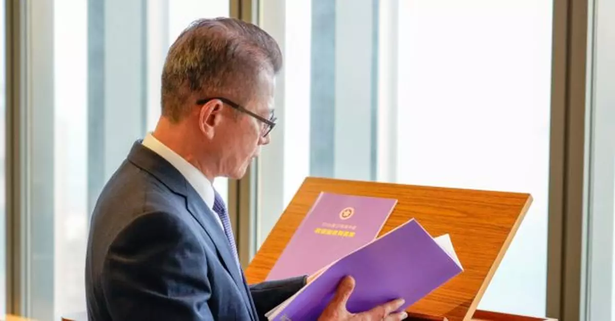 財政預算案｜陳茂波：聚焦拼經濟、謀發展、惠民生