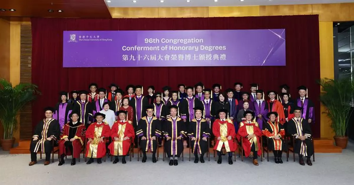 中大頒授榮譽博士學位予張宇人、許冠文、劉兆佳及謝曉亮 表彰其卓越成就