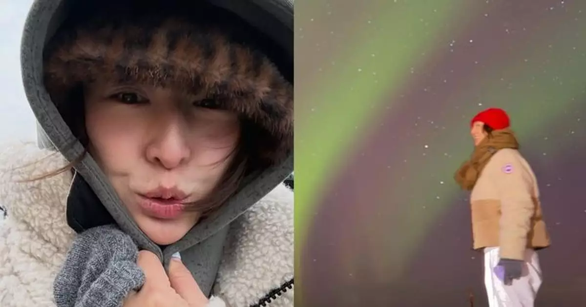 高海寧冰島自駕追極光成功 素顏上陣露燦爛笑容：愛自己的方式