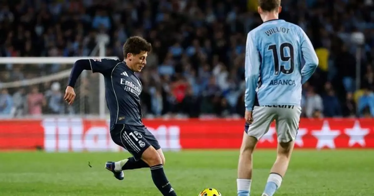 華維迪補時建功 皇家馬德里險勝切爾達維戈2:1