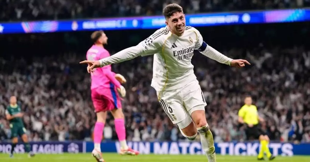 歐聯華維迪上半場戴帽 皇馬3比0大勝曼城 艾比路亞讚完美球員