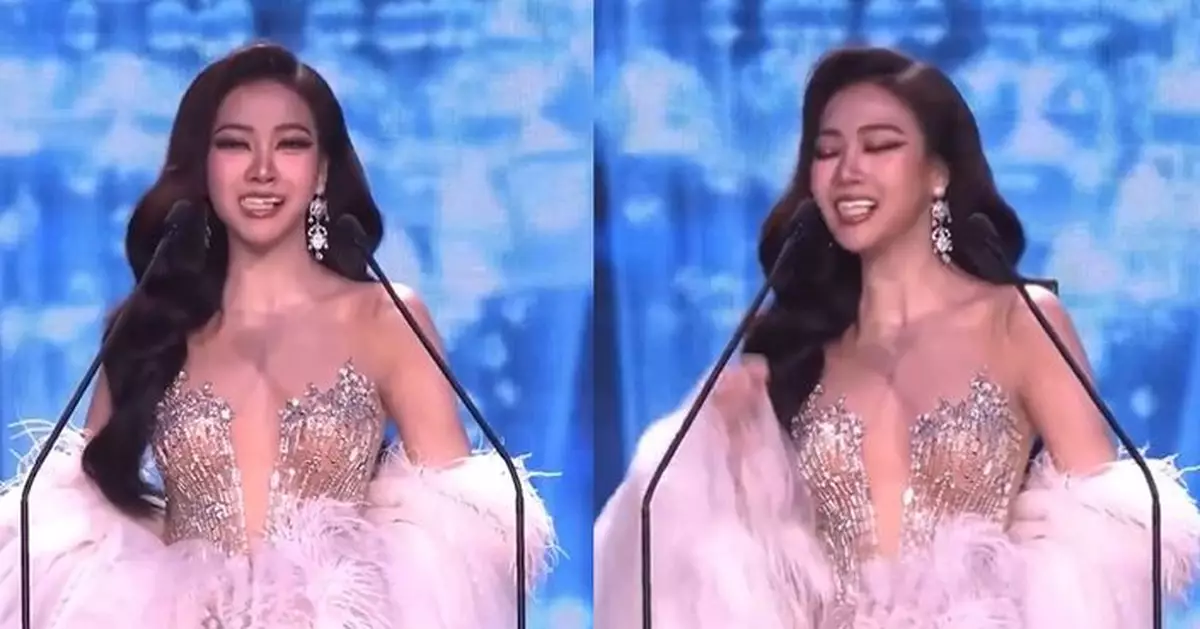 台上自我介紹牙齒貼片突脫落 泰選美佳麗應變超專業獲全場歡呼