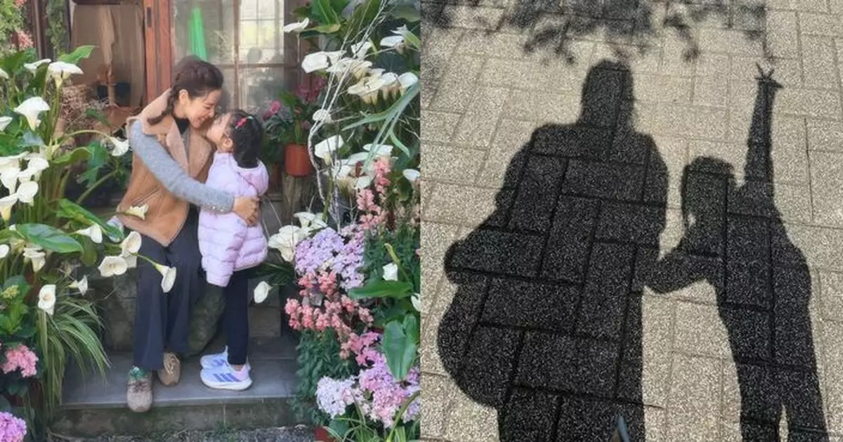 譚凱琪帶囡囡重遊台灣舊地 感觸憶當年