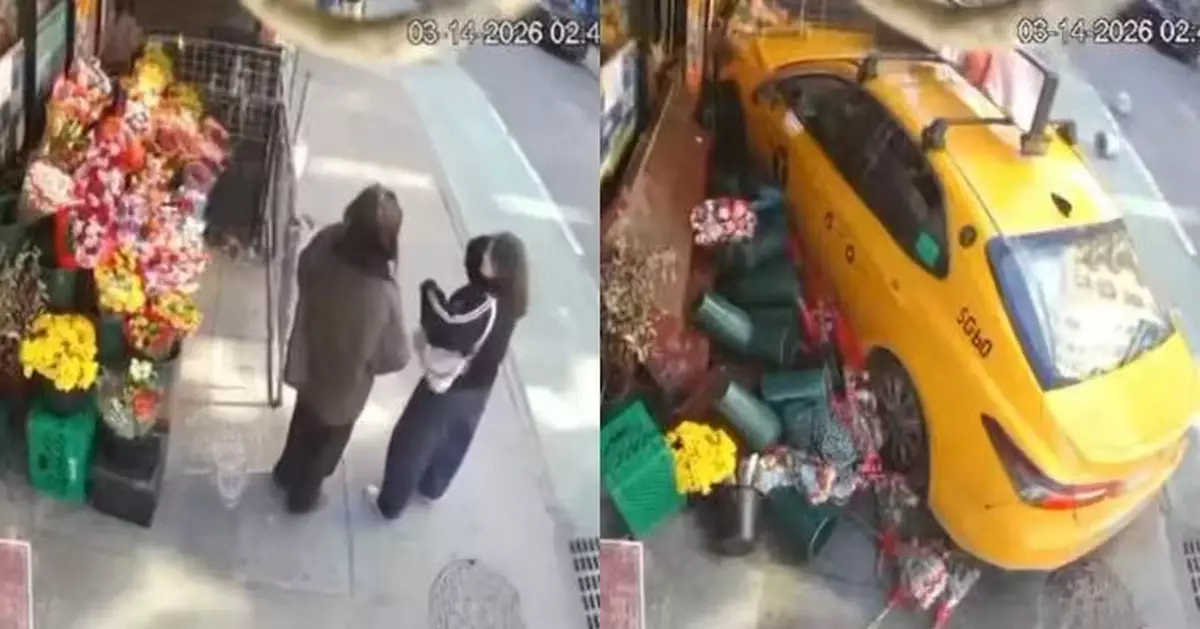 紐約的士失控撞向雜貨店 2女途人遭撞飛1人更跌入地下室 幸運均奇蹟無事