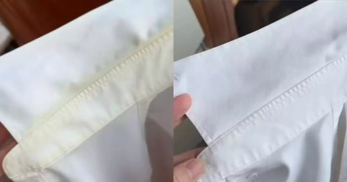 襯衫領口袖口發黃難洗淨？日男教用2常見家居用品輕鬆清除