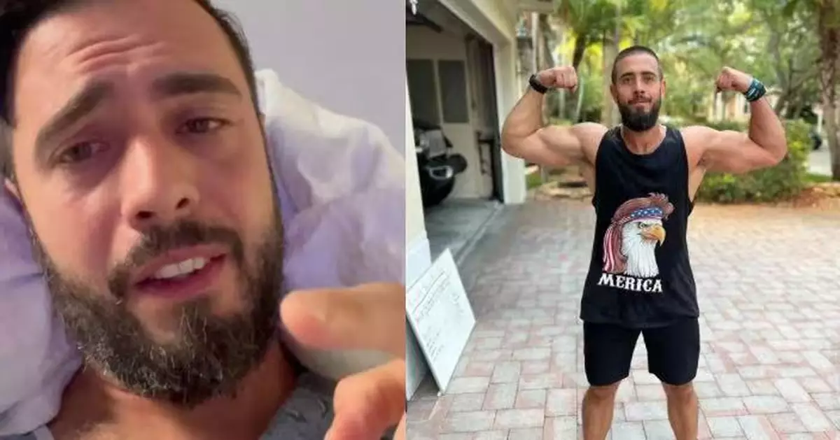 運動期間突胸痛以為太攰 美漢送院揭患高危心臟病 心血管95%阻塞需植支架