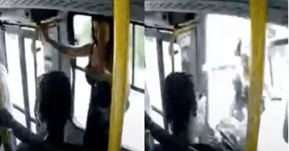 巴士高速轉彎車窗突碎裂 巴西女靠窗站遭拋出車外頭撞地 搶救3日後不治