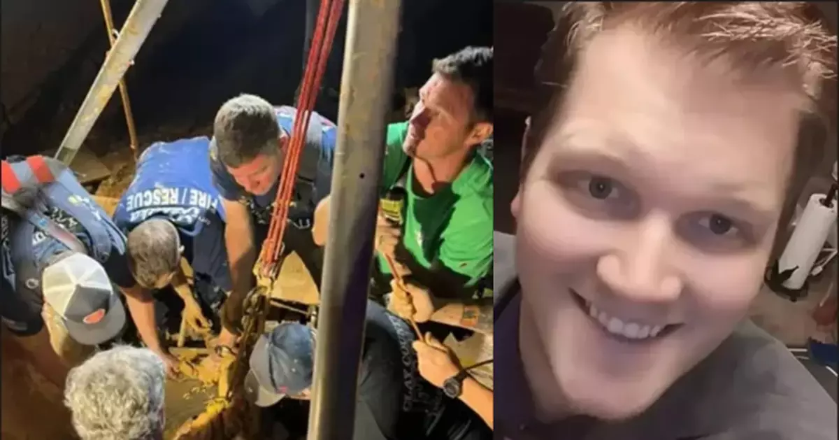 深陷泥坑僅露頭部 美漢無糧無水受困10日獲消防3小時救出奇蹟生還