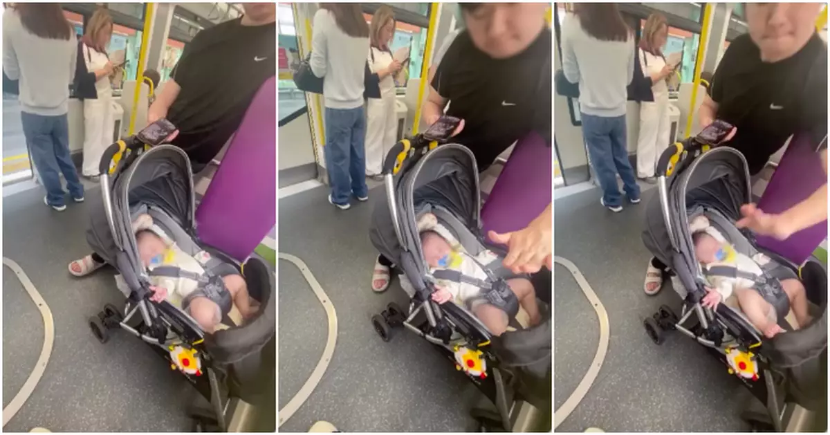 網傳影片女嬰輕鐵內遭人拍打大哭  警主動調查拘19歲涉虐兒舅父