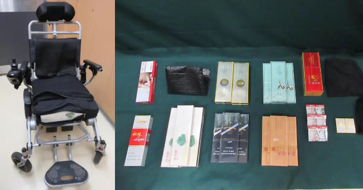50歲男輪椅藏未完稅香煙羅湖闖關遭海關檢獲 判監兩個月罰款千元