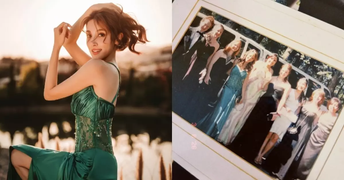 陳凱琳晒靚相賀國際婦女節 著17歲畢業舞會禮服展迷人曲線美