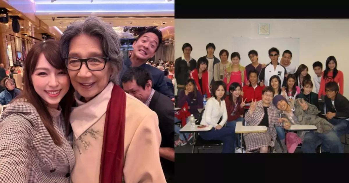 孫慧雪出席恩師麥錦秋90歲壽宴 晒20期訓練班舊照想當年