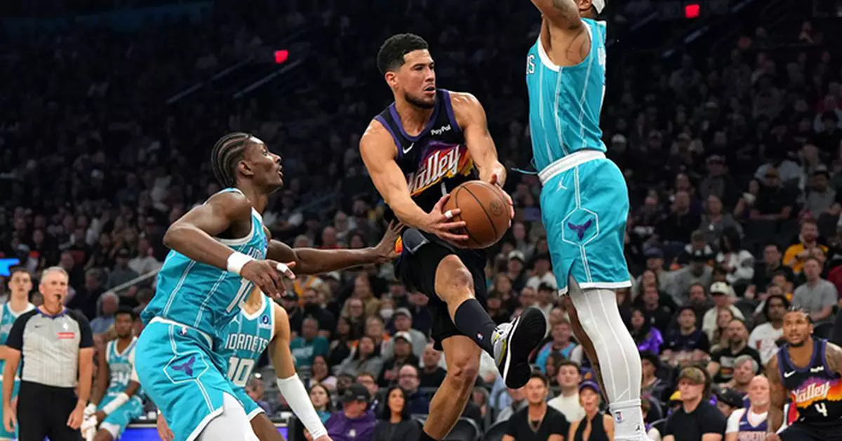 Devin Booker 30分助太陽挫黃蜂 終結對手作客10連勝