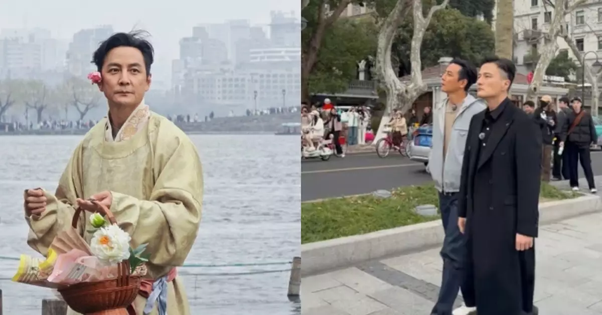 兩大千禧男神同框錄節目 吳彥祖漢服造型搶鏡卻被批似路人