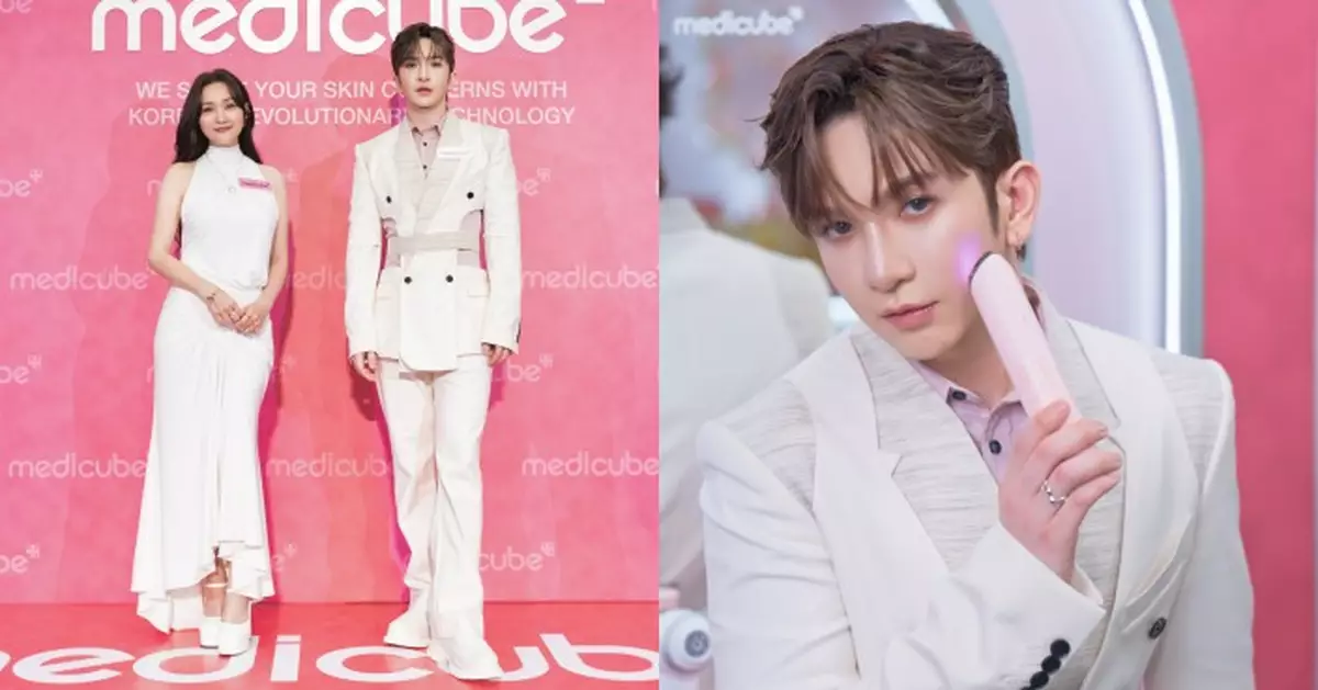 Anson Lo謝安琪親臨medicube Bloom & Glow快閃店 過千神徒迫爆銅鑼灣時代廣場