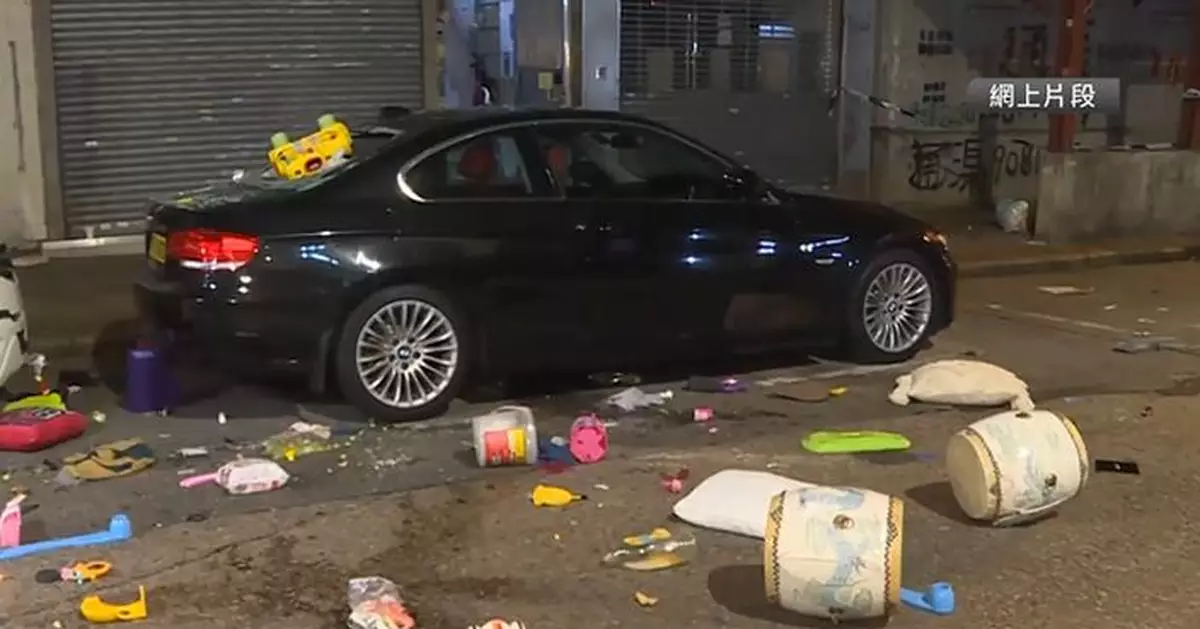 深水埗非裔男童疑被獨留家中 高空擲雜物落街擊毀私家車 母親被捕