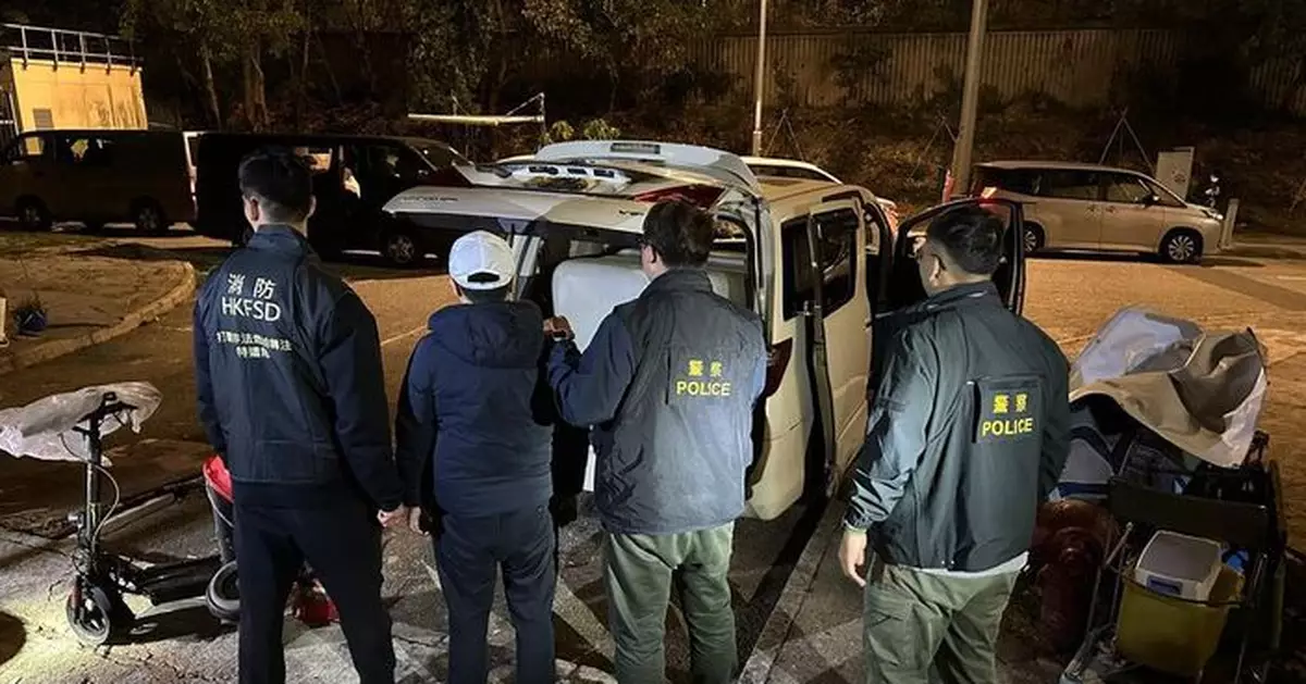 警方聯同消防處將軍澳搗破非法加油站 檢逾四百公升汽油市值約一萬四千元