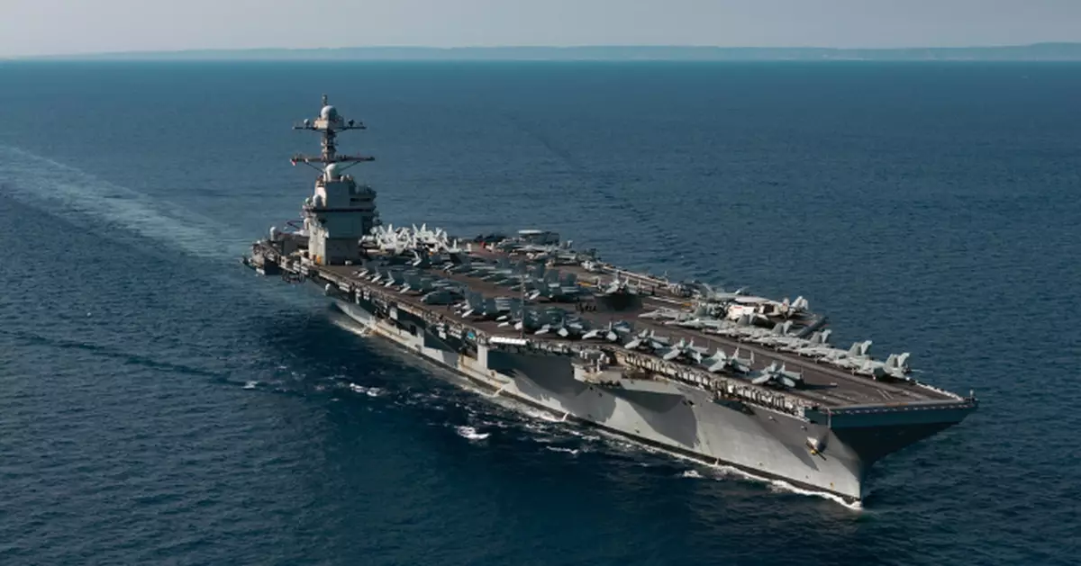 中東局勢｜美軍福特號航母火警兩人傷 軍方指洗衣房起火無關戰鬥