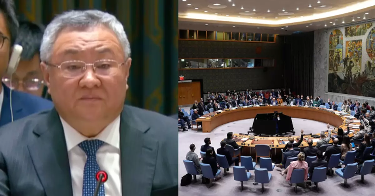 中東局勢｜聯合國安理會否決俄版停火決議 中國常駐代表傅聰表示失望遺憾