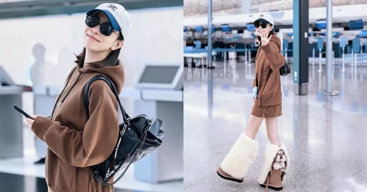 佘詩曼晒機場Look青春又有型 自爆搞錯時間：10年都唔會出現一次