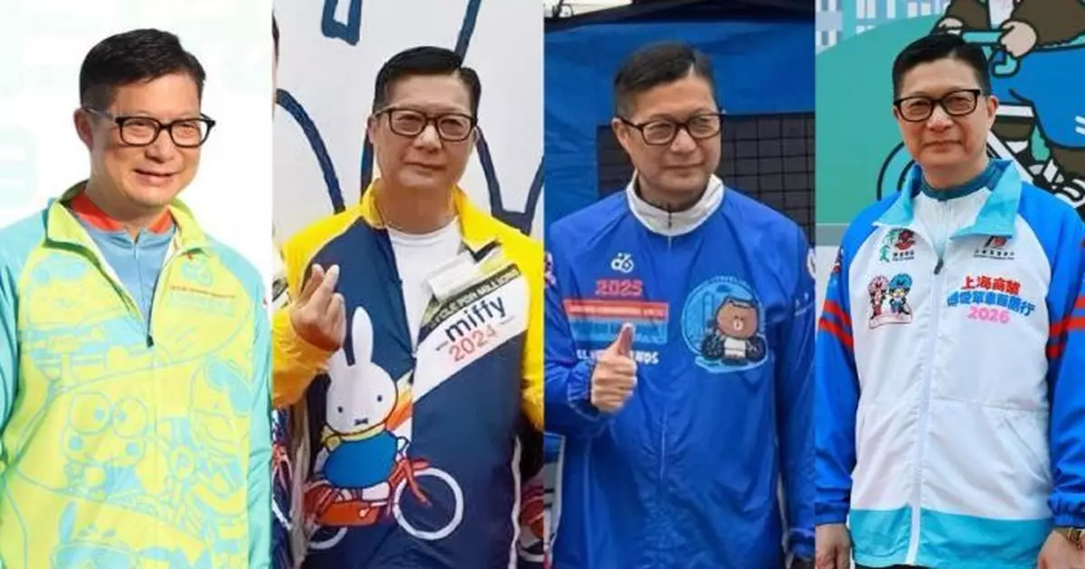 鄧炳強為「博愛單車百萬行」主禮 驚喜大會服裝年年不同有創意