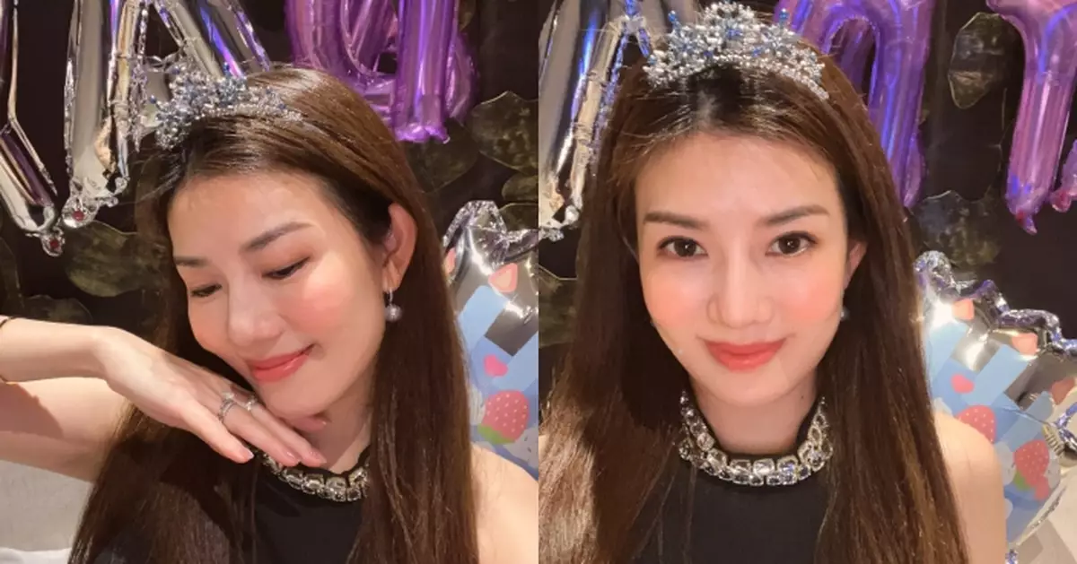 張美妮盛裝慶生 46歲生日晒凍齡美貌