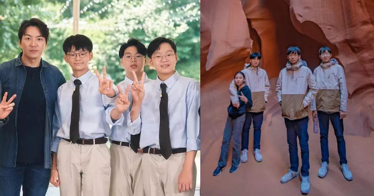 大韓民國萬歲三胞胎近況曝光 宋一國爆14歲囝囝身高已超過1米85