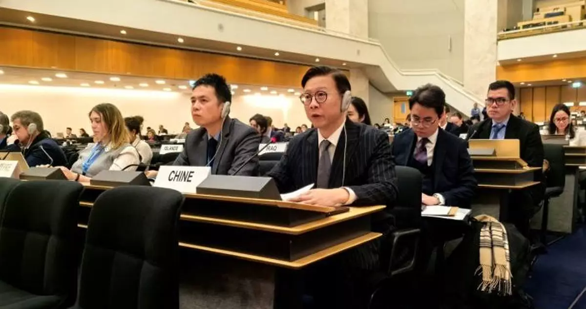 張國鈞聯合國發言稱《國安法》確保香港繁榮穩定 重申黎智英獲公正審判