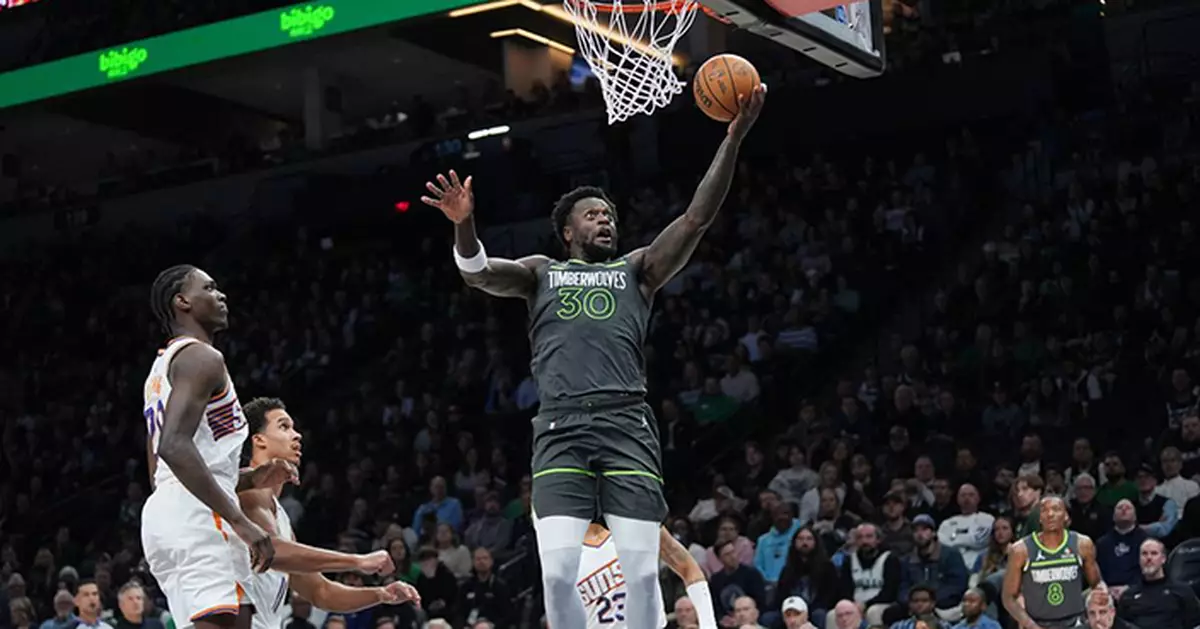 Anthony Edwards缺陣 Julius Randle轟32分助木狼挫太陽