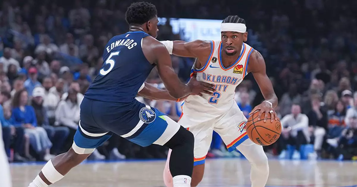 雷霆Shai Gilgeous-Alexander狂轟40分 領軍擊敗魔術豪取十連勝